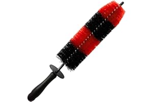 CLISPEED Cepillo De Limpieza De Llantas De Automóvil Cepillo De Detalle Ergonómico para Neumáticos Herramienta De Limpieza De Ruedas y Motores para Uso Coche SUV y Motocicletas