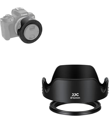 vhbw Paraluce compatibile con Carl Zeiss Tessar 40mm f/3.5 24 mm obiettivo nero, metallo, rotondo, 4,3 cm