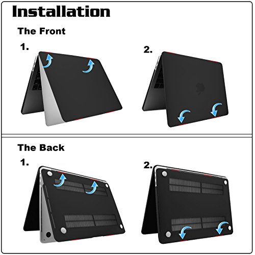 Infiland MacBook Pro 13 H  lle 2016  Ultra Slim Hochwertige Matt Gummierte Hartschale Tasche Schutzh  lle Snap Case f  r NEUESTE 13-zoll MacBook Pro 1