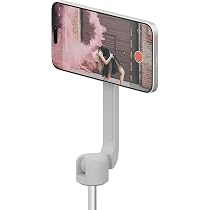 ShiftCam SnapGrip Pro - Impugnatura Per Batteria Mobile Con Pulsante Di Scatto Wireless - Supporto Magnetico Che Si Adatta A Qualsiasi Telefono - Batteria Esterna Integrata Con Ricarica Wireless Qi 2 - 4