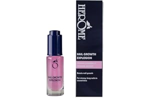 Herome Siero Unghie Crescita Esplosiva (7ml) - Siero Curativo Idratant per una Rapida Crescita, Ideale per Unghie Danneggiate con Silicio, Risultato: Unghie Lunghe e Forti