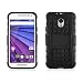 Produktbild Moto G3 Hülle, JAMMYLIZARD [ ALLIGATOR ] Doppelschutz Outdoor-Hülle für Motorola Moto G (3. Generation), SCHWARZ