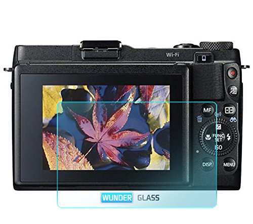 Wunderglass - Canon G1X Mark II Film Protection en Verre tremp     cran protecteur ultra r  sistant Glass Screen Protector de OKCS  