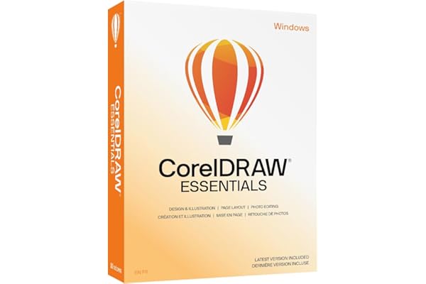 Corel CorelDRAW Essentials 2024 Edición de Fotos, 1 usuario, Entrega por correo