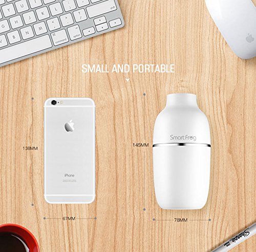 Beawelle® Water Pearl schwarz Auto Aroma Diffuser 180ml Ultraschall Luftbefeuchter Humidifier Auto Shut-off ,sicher und leise – Air Diffuser Reiniger Lufterfrischer für Autos [Energieklasse A+] - 4