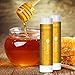 100% Natural Beeswax Lip Balm 4 Pack Vanilla Bean & Honey - For Chapped & Cracked Lips. Made in USA