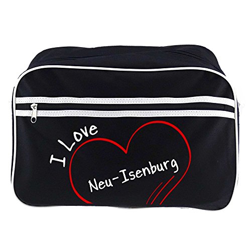 Preisvergleich Produktbild Retrotasche Modern I Love Neu-Isenburg schwarz