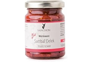 Bio Würzsauce Sambal Oelek, Sanchon (2 x 125 gr)