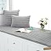 Produktbild WSFJ Bay Window pad,Fensterbank pad Plüsch Erker-Decke Tatami Sitzkissen Balkon pad Volltonfarbe Maschine waschbar-D 80x180cm(31x71inch)