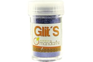 Clairefontaine ES Avenue Mandarine - Ref 42617MD - Glitter (botella de 14 g) - Adecuado para decorar y añadir un sistema de salero para una dispersión más fácil - Color azul real