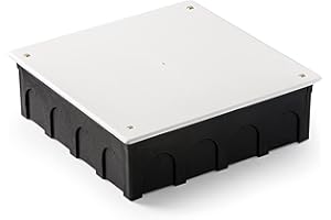 FAMATEL - Caja estanca | Tapa con tornillos | Sin conos | 200x200x60 | Gris