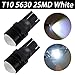 Produktbild TABEN Weiß T10 Birnes Lens 168 194 2825 Ersatzlampen für Kennzeichenbeleuchtung Parkin Lichts Auto RV Trailer Interior Map Dome Lichts 240 Lumen (2 Stück)