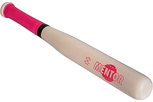 Sure Shot Mentor Rounders Bat | Official Size Wooden Bat with Comfortable Grip & Anti-Slip Design | Approved by Rounders England