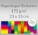 Produktbild Regenbogen-Tonkarton, 10 Blatt, beidseitig bedruckt
