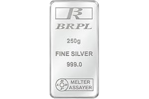 Bangalore Refinery 999 Purity Silver Bar 250 Gram