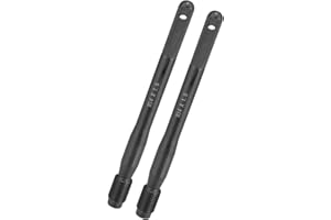 INFINAUTO 2pcs Black Car Wheel Hangers Alignment Pin Tire Studs Tool M14x1.5 Stylish Design