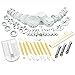 Produktbild SUNJAS 46tlg Modellierwerkzeug Ausstecher Ausstechform Stempel Glätter Fondant Torten Kuchen Marzipan Kit Set Deko