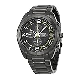 Seiko Herren-Armbanduhr Solar Chronograph Automatik Edelstahl beschichtet SSC217P1