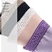 Intimate Portal Women Under the Bump Maternity Lace Knickers 3-Pk Purple Black Beige XL