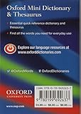 Image de Oxford Mini Dictionary and Thesaurus
