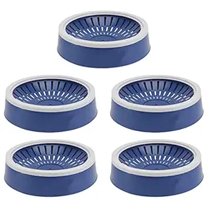 POPETPOP 5 Pcs Plastic Bird Nest Bird Nesting Bowls Pigeon Nest Bowl Hatching Nest Bird Incubate Bed for Pigeons Quails Small Birds Canary White Blue