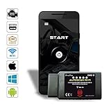 🛠️【Umfassende Kfz Marken und Modell Kompatibilität 】Arbeitet mit OBD2/EOBD kompatiblen Autos und Kleintransportern (Es unterstützt Autos aus Europa, Amerika und Asien, Verbrennungsmotoren ab 1996). Unterstützt alle OBD-II Protokolle: ISO15765-4 (CAN), ISO14230-4 (KWP2000), ISO9141-2, J1850 PWM. (Könnte einige Hybrid- oder Elektrofahrzeuge nicht unterstützen).