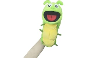 Lilizzhoumax Caterpillar Hand Puppet Plush Toy, Stuffed Insect Animal Plush, Cute Role-Playing, Child Interactive Early Education Toys, Home Decoration, Gift for Kids