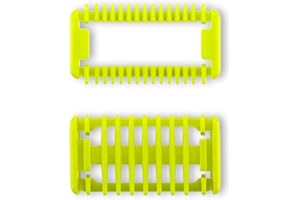 PHD KEISI Lot de 2 peignes de rechange pour tondeuse à cheveux Philips Oneblade et One Blade Pro QP2520 QP2530 QP2630 QP6510 QP6520