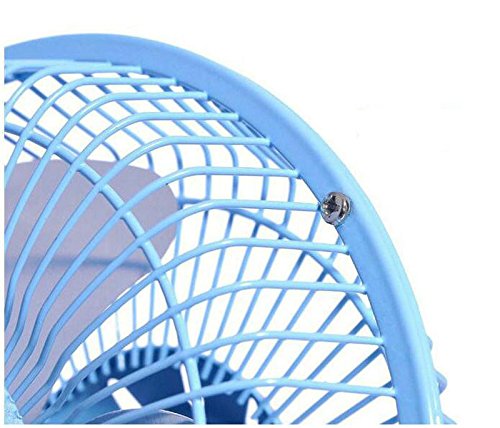 Haodou USB Ventilator Klein Tischventilator leise Lüfter für Sommer Büro Zuhause Gelb - 4