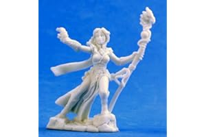 Pechetruite 1 x ANDRIESSA Female Wizard - Reaper Bones Miniature zum Rollenspiel Kriegsspiel - 77386