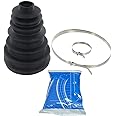 SKF VKJP 01001 Universal CV Boot kit | bellow set for drive shaft| incl. mounting clips and grease, Inner diameter 1: 22 mm ; Inner diameter 2: 86 mm