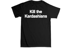 XAMIC Kill The Kardashians Funny Kim T Shirt M Black