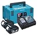 Produktbild Makita Power Source Kit 18V / 2x 4,0 Ah Akku (BL1840 - 196399-0) im MAKPAC Gr. 3 (P-02381) + Ladegerät (DC18RC - 195584-2)