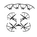 Produktbild Für DJI Tello Drone Paddel Schutzhülle Schutzring AntikollisionsringSisit Stützteil Propeller Bewachen Klingenschutz (Schwarz)