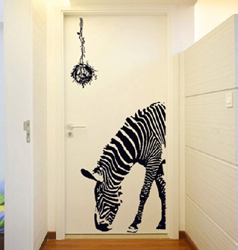FiveSeasonStuff ® Wandaufkleber / Wandbilder Aufkleber Zebra-und Vogelnest Edition für Home Decor / Raumdekoration / Wandtattoo / Wanddekoration / Wall Art Stickers / Wall Decals / Wall Decoration Zebra Edition WS1