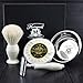 Produktbild Haryali London - Rasierer Set DE Sicherheit Dachshaare Pinsel Set Sophist Kollektion Elegant gefertigt Hand Zusammenstellung ( Inkludiert Rasier Seife und Deutsche Stahl Schüssel) 4 Teile Set