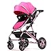 Stroller high landscape can sit reclining stroller folding stroller suspension ( Color : 4# )