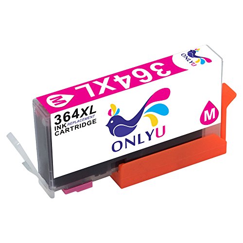 ONLYU 5-Pack Kompatible Tintenpatronen für HP 364XL 364 XL für HP Photosmart 5510 5511 5512 5514 5515 5520 5522 5524 6510 6520 6512 6515 4622 B8553 C5324 C5370 C5373 C5383 C5388 C5390 C5393 C6388 D5463 D5468 B010a B010b B111a B109a B109b B109c B109d B109f B109n C309 C309c C309h C410b C410d C510a B210a B210b B210c B210e HP Deskjet 3070A 3520 3522 3524 HP Officejet 4620 4622 4610 (1Schwarz/1Foto schwarz/1Cyan1/Magenta/1Gelb) - 4