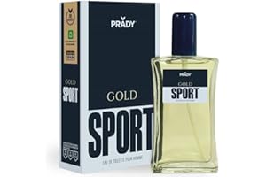 PRADY - Colonia Gold Sport Hombre - 100ml - Fragancia Vibrante y Enérgica