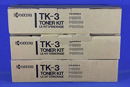 Preisvergleich Produktbild Kyocera TK-3 (370PH010) 3 Kartons Toner Black