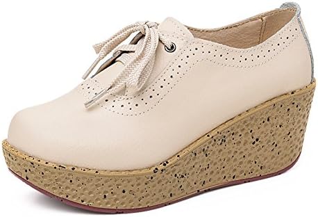 YIBANBAN spring/autumn shoes/slipsole thin shoes/High heel/casual shoes/Thicken Platform Shoes/Flat round head shoe-B Foot length=24.8CM(9.8Inch)
