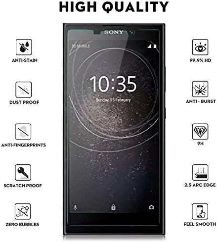 [2 Pack] Samsung Galaxy S9 Plus Screen Protector, [Full Screen Glued] UOJGOH Full Coverage Full Glue Edge to Edge Ultra Clear Scratch Resistant Tempered Glass Screen Protector Protective Film for Samsung Galaxy S9 Plus-Black