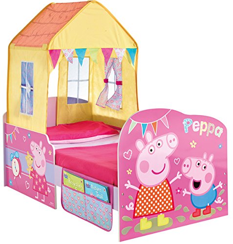 Peppa Pig Toddler Bed and Canopy by HelloHome