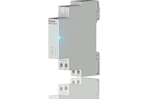 Theben 3120130 OKTO ES12-230 Stromstoßschalter I Stromstoßrelais I 230V I Elektronisch I DIN-Schiene I Hutschiene I 1 Schließer I LED BIS 600W I Lichtsteuerung