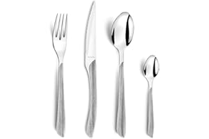 AMEFA Eclat Nature – Cubertería de madera 24 P, color gris