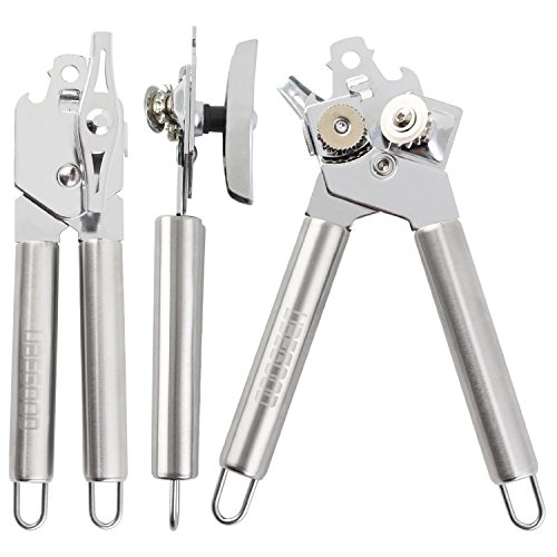 Deckelöffner, Ubegood Rostfreier Edelstahl Konservenöffner/ Multifunktions Dosenöffner Deckelöffner Büchsenöffner (Silber) - 9