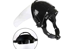 MIFY RUSTOO Regulowany przezroczysty ekran twarzy, bezpieczny przezroczysty ekran do szlifowania twarzy, osłona chroniąca oczy, ochrona oczu do wizjera maski ekranu