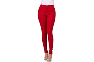 BiCophy Stretchy Jeggings for Women High Waist Tummy Control Jean Leggings with Pockets Pull-On Skinny Jeans Denim Pencil Pants Tights Fashion Fall Denim Jeggings Women Trousers