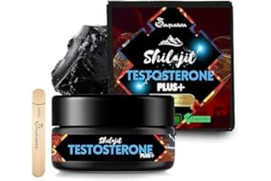 Samsara Shilajit Pure PLUS | Ashwagandha ksm-66 | Tribulus Terrestris Extrakt | Heilkräuter - Mehr Kraft und Energie, KEINE Bitterkeit (Shilajit 50 Gramm)
