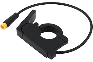 YINETTECH Acceleratore A Pollice Per Bici Elettrica M8 Impermeabile Spina Maschio A 3 Pin Compatibile Con Bodywel E Bike 24 Cm
